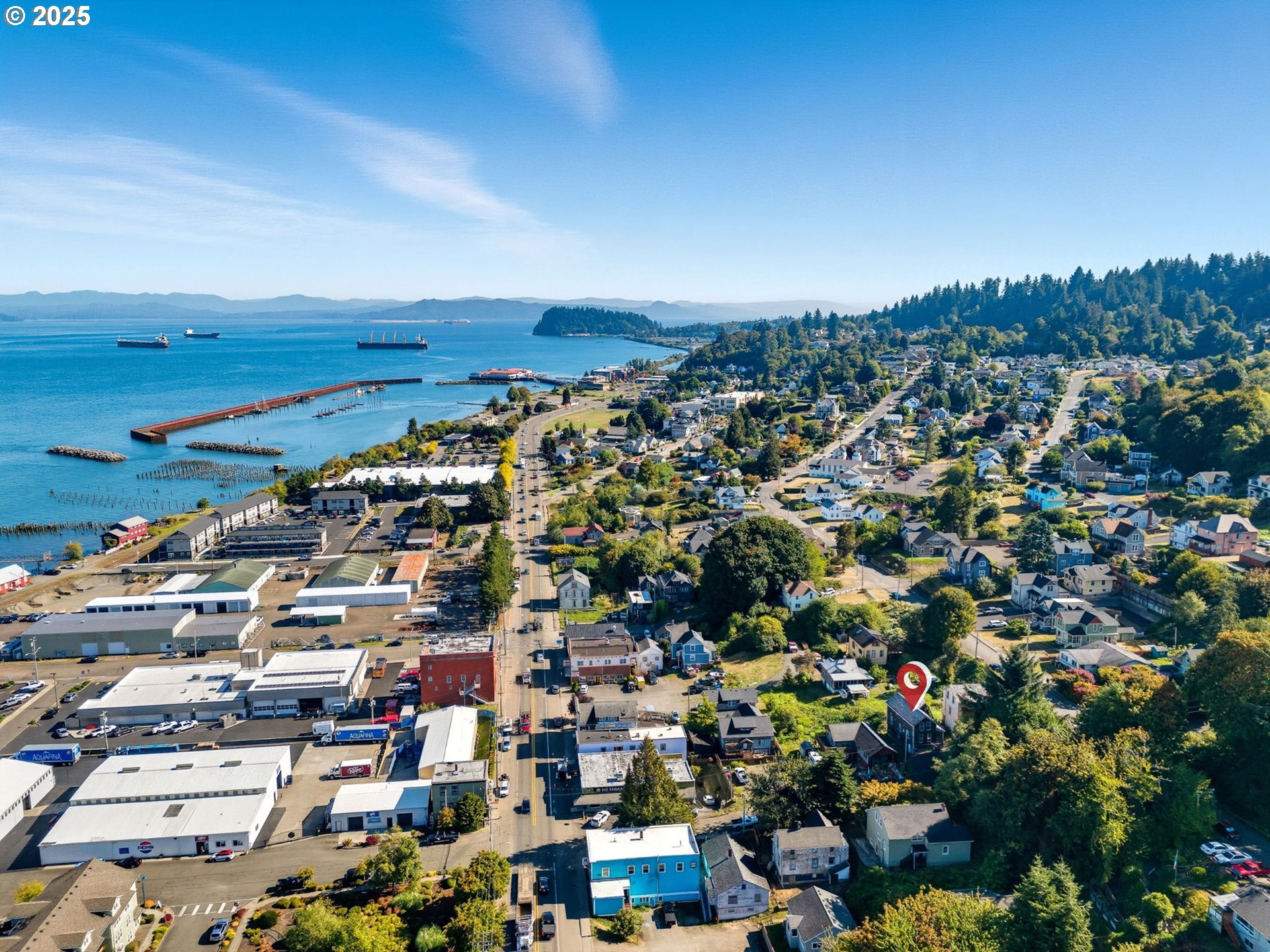 686 29th Street Astoria, OR 97103 - Photo 46 of 48 an aerial view of a city