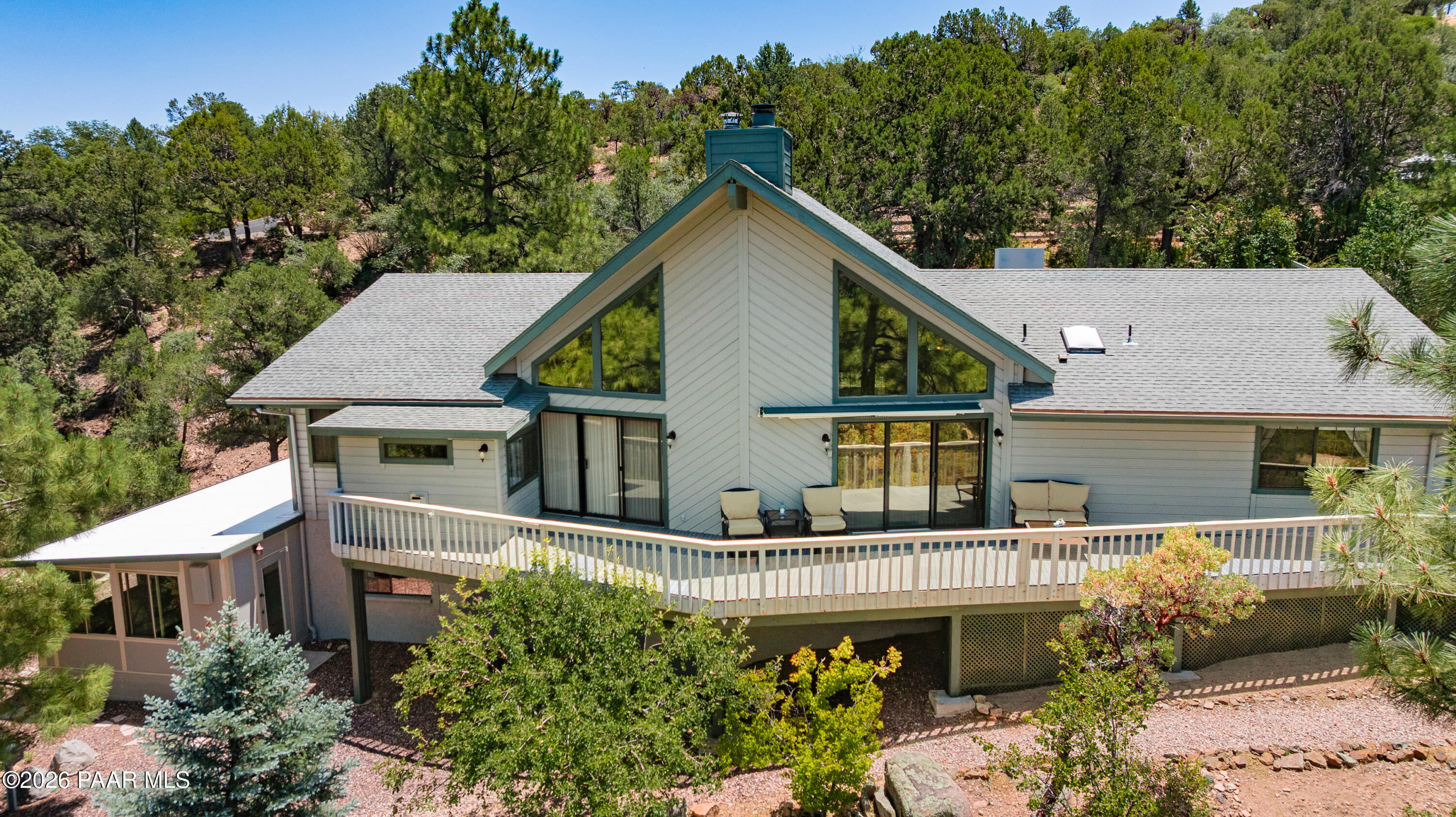 1289 Manzanita Hill Road Prescott, AZ 86303 - Photo 2 of 64 Rear with a View