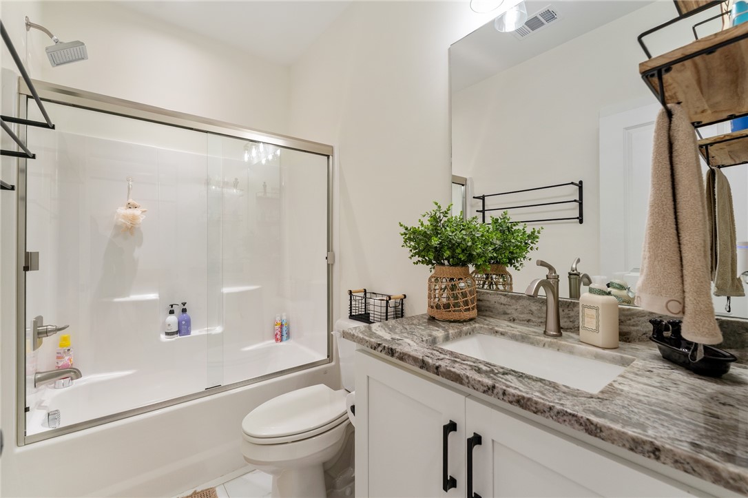 502 Canebrake Drive Anderson, SC 29621 - Photo 30 of 39 This bright bathroom offers a sleek vanity with ample counter space and a convenient shower-tub combination.