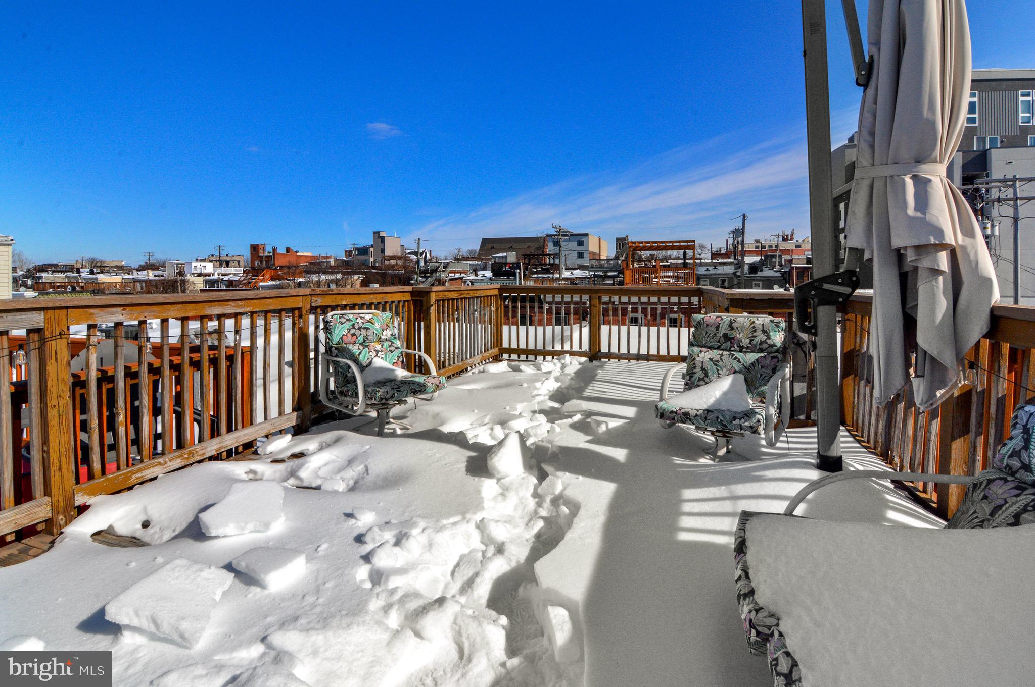416 South Bouldin Street Baltimore, MD 21224 - Photo 36 of 45 a view of a balcony with city view