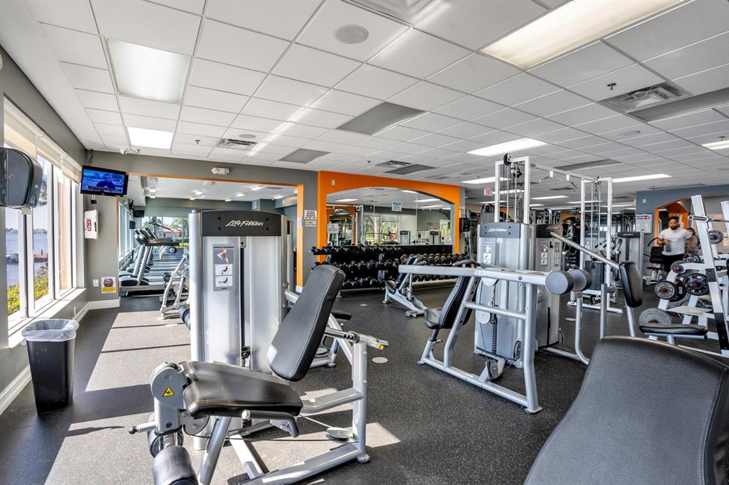 18622 Southwest 41st Street Miramar, FL 33029 - Photo 54 of 63 a view of a room with gym equipment
