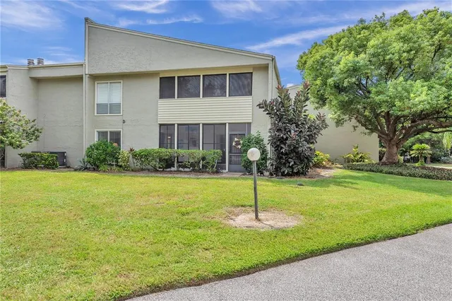 a view of a backyard with a garden and plants