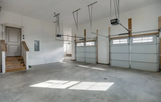 an aerial view of a houses