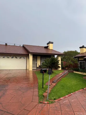 a view of a house with a patio