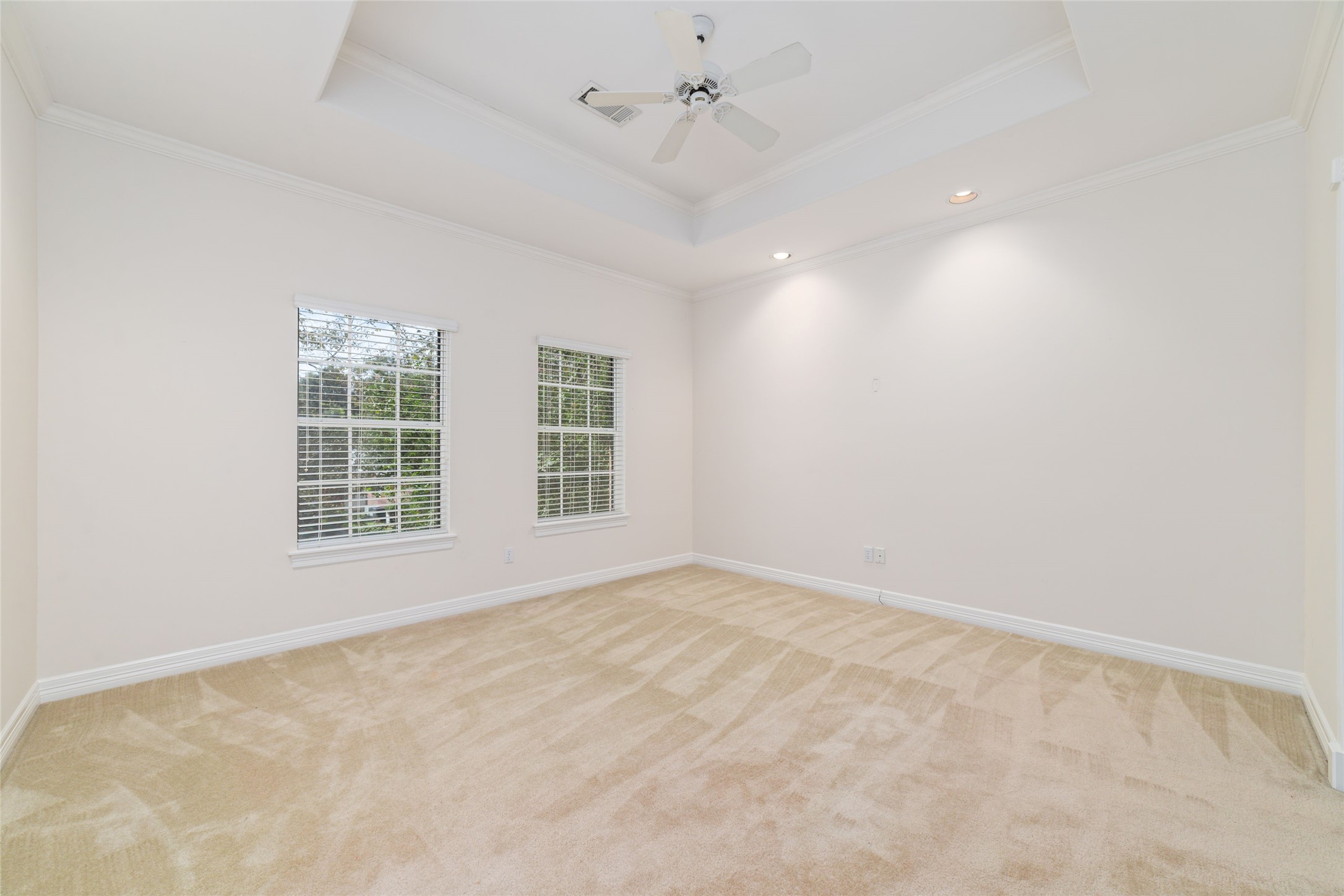 16114 Lafone Drive Spring, TX 77379 - Photo 25 of 45 Light and bright secondary bedroom with plenty of space for bedroom furniture as well as a desk.