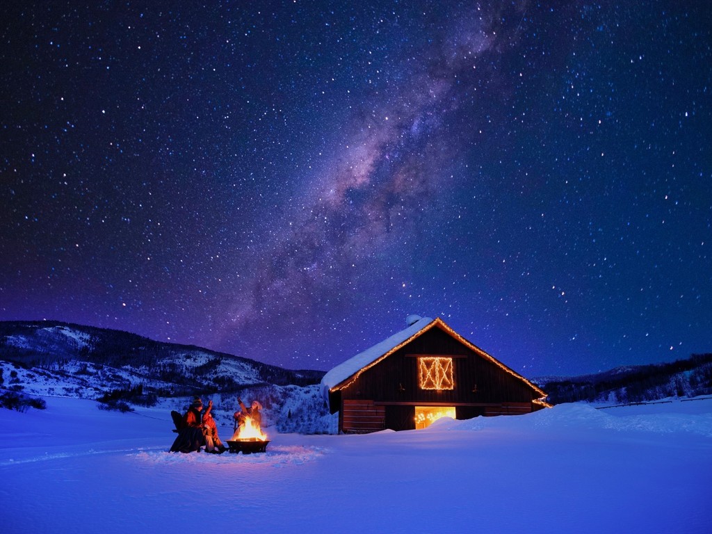34905 Rockledge Road Steamboat Springs, CO 80487 - Photo 16 of 25 a backyard of a house with a yard and a fountain