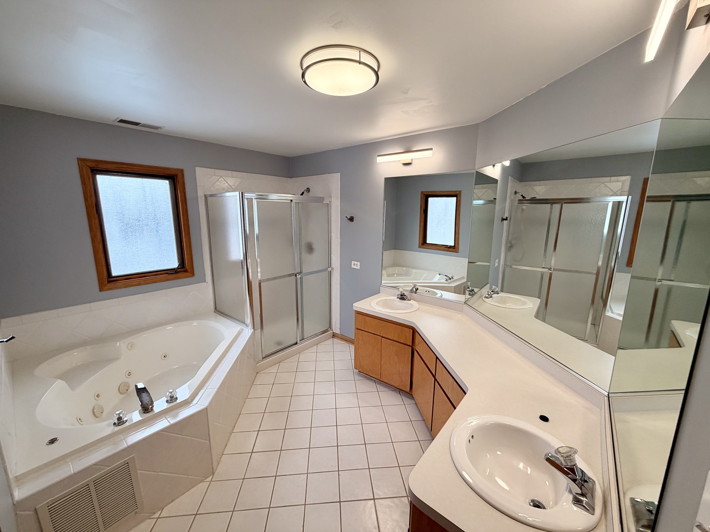 19301 Enclave Lane Tinley Park, IL 60487 - Photo 11 of 18 a bathroom with a sink a toilet and shower