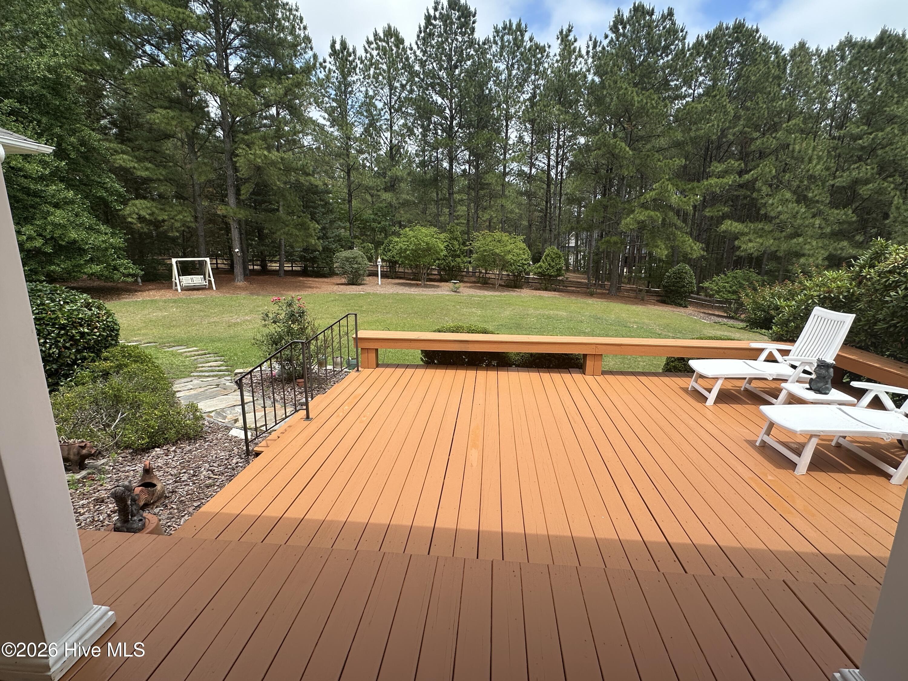 139 Broken Ridge Trail West End, NC 27376 - Photo 30 of 32 Rear deck