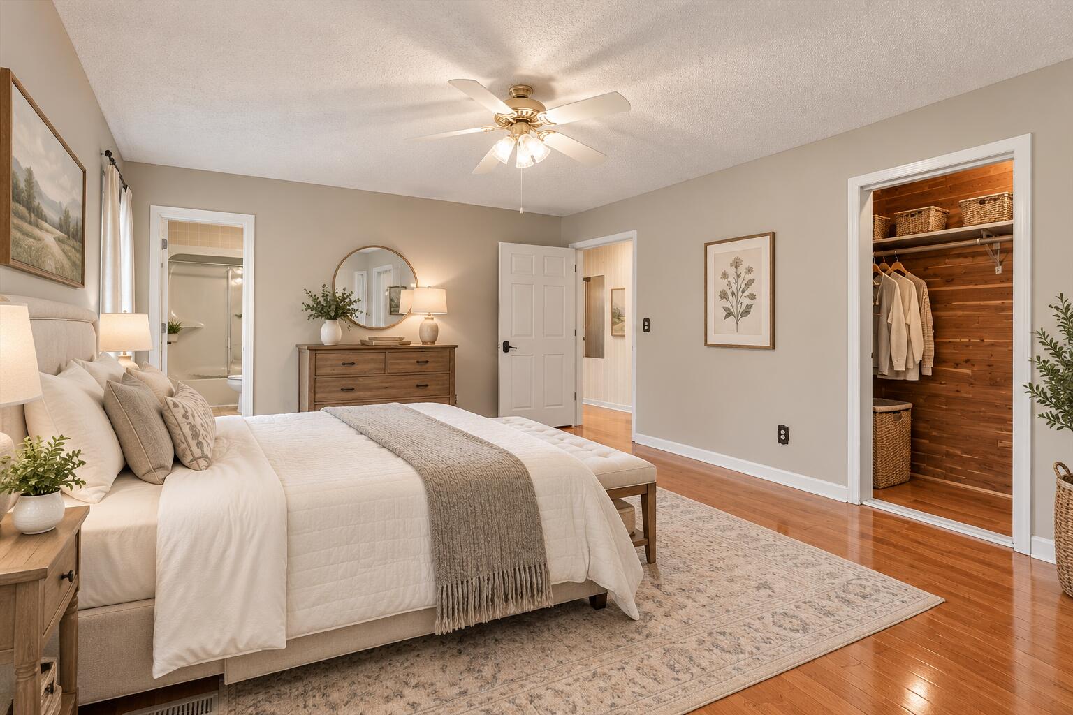 204 Dodd Road Ringgold, GA 30736 - Photo 32 of 87 Cozy Neutral Farmhouse Bedroom