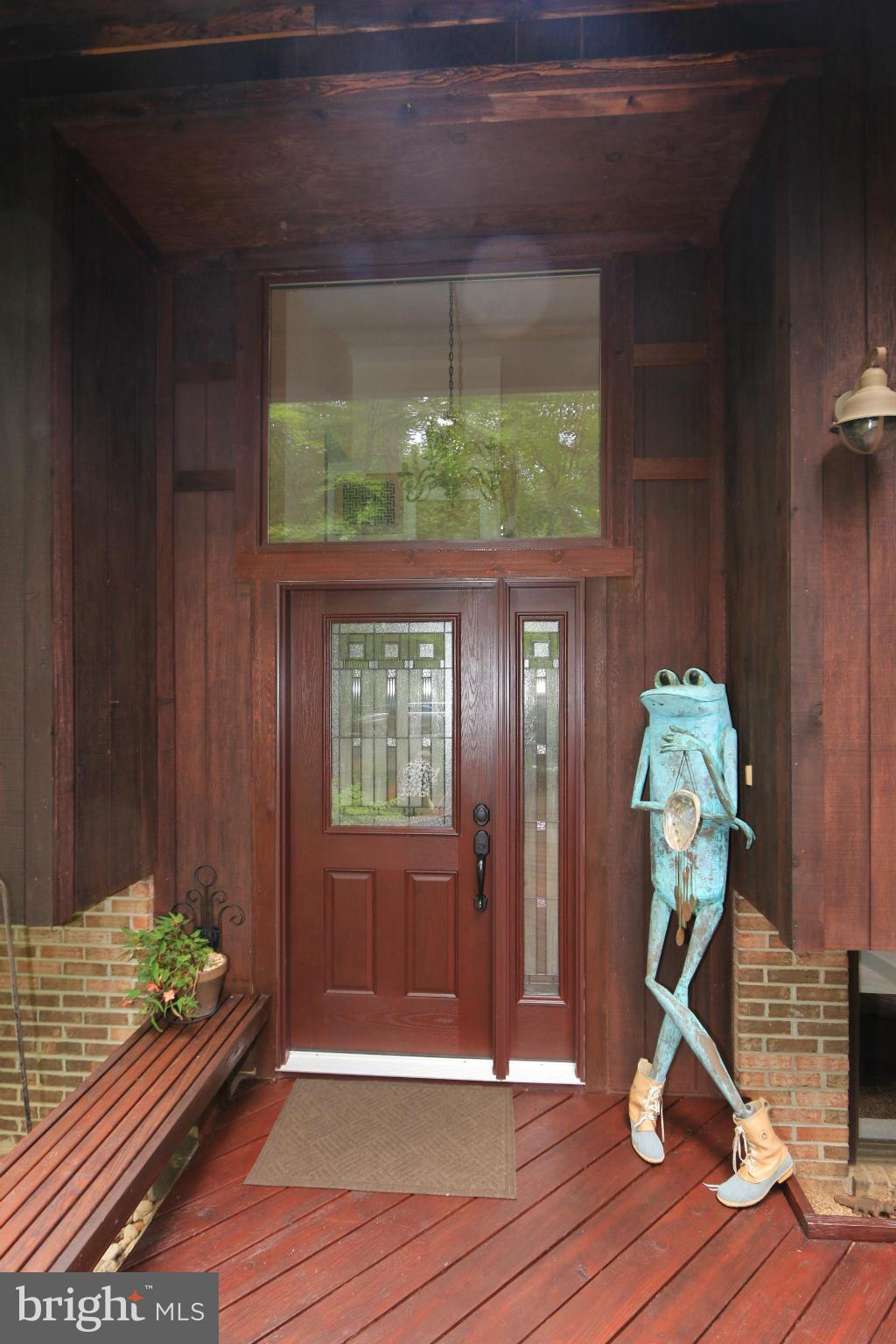 1903 Ramstead Lane Reston, VA 20191 - Photo 3 of 30 Front Entry with Leaded Glass Door