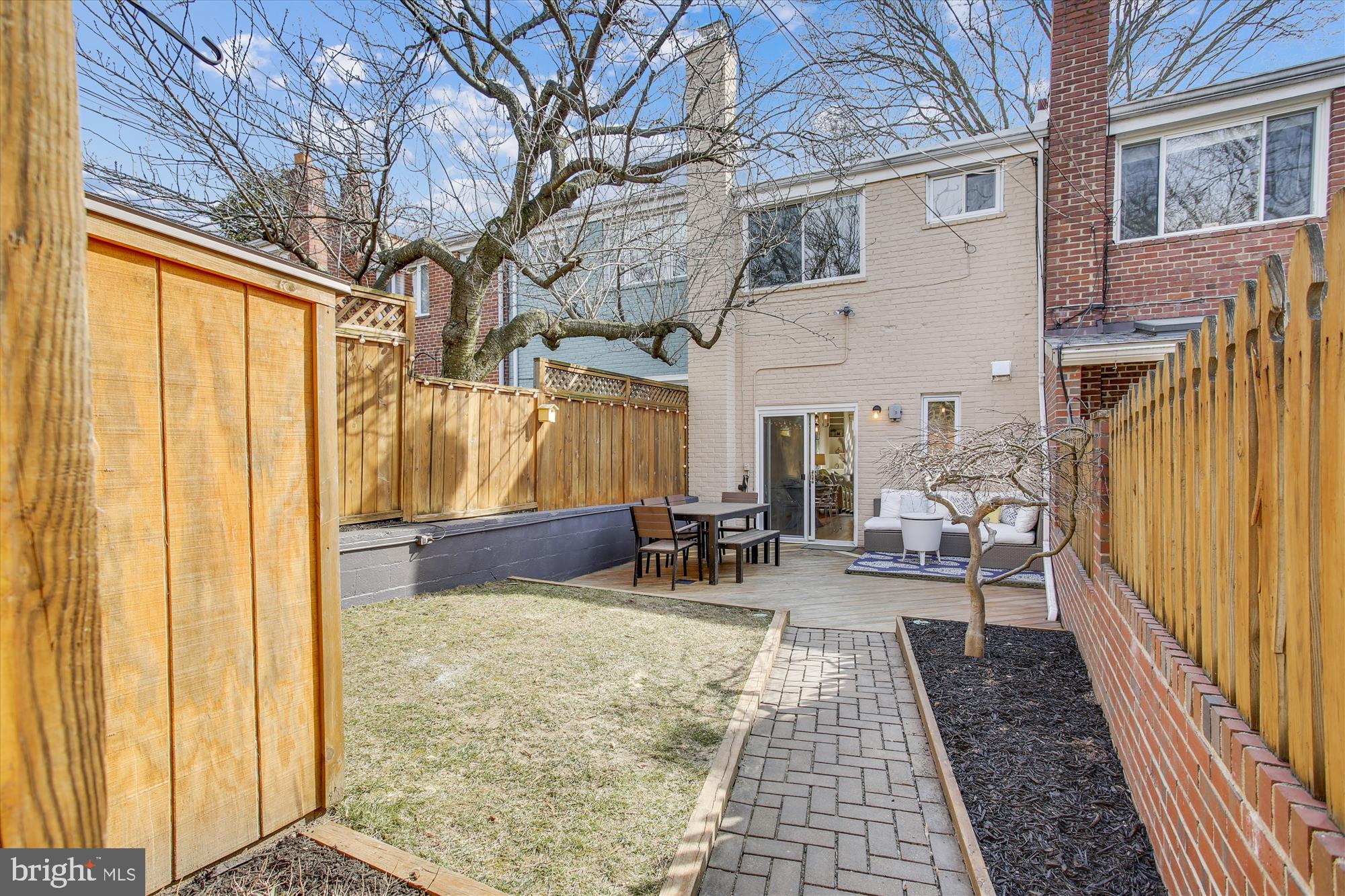1733 Harvard Street Northwest Washington, DC 20009 - Photo 31 of 45 Incredible Fenced-In Yard