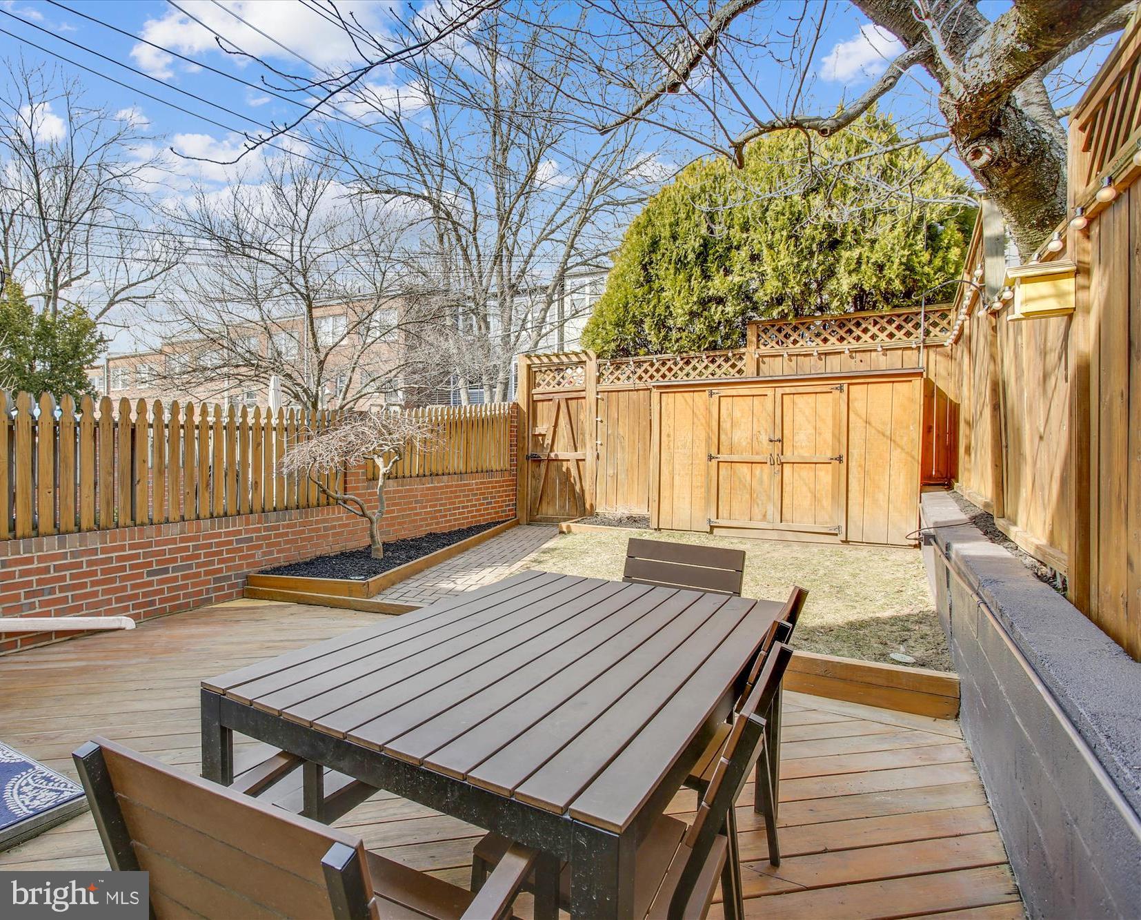1733 Harvard Street Northwest Washington, DC 20009 - Photo 32 of 45 Storage Shed & Grass
