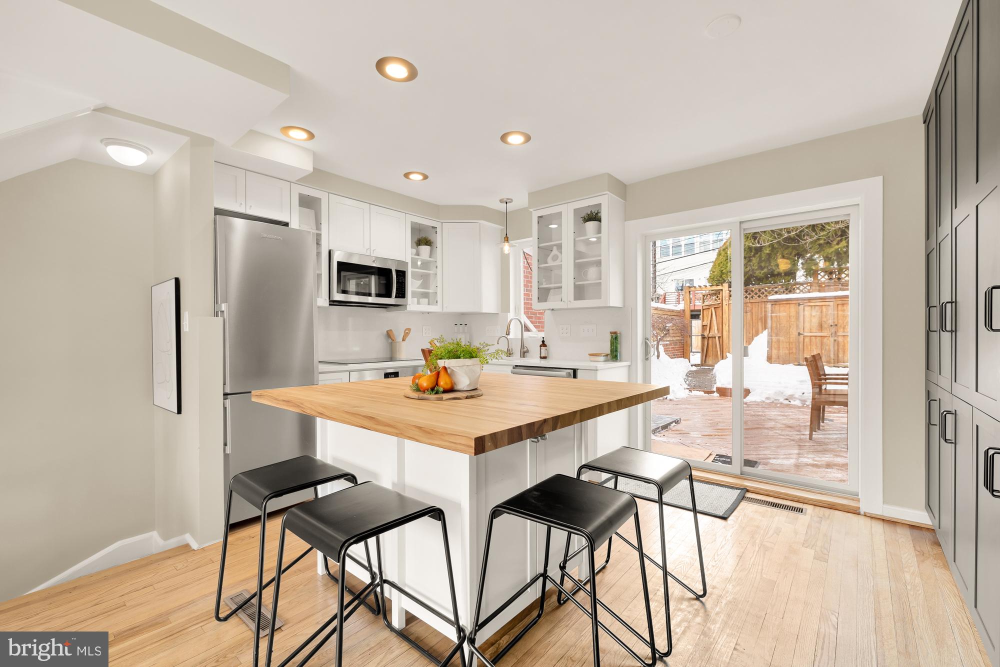 1733 Harvard Street Northwest Washington, DC 20009 - Photo 9 of 45 Bright & Airy Kitchen