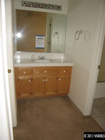 1600 Burger Road Fernley, NV 89408 - Photo 9 of 13 a bathroom with a sink and a mirror