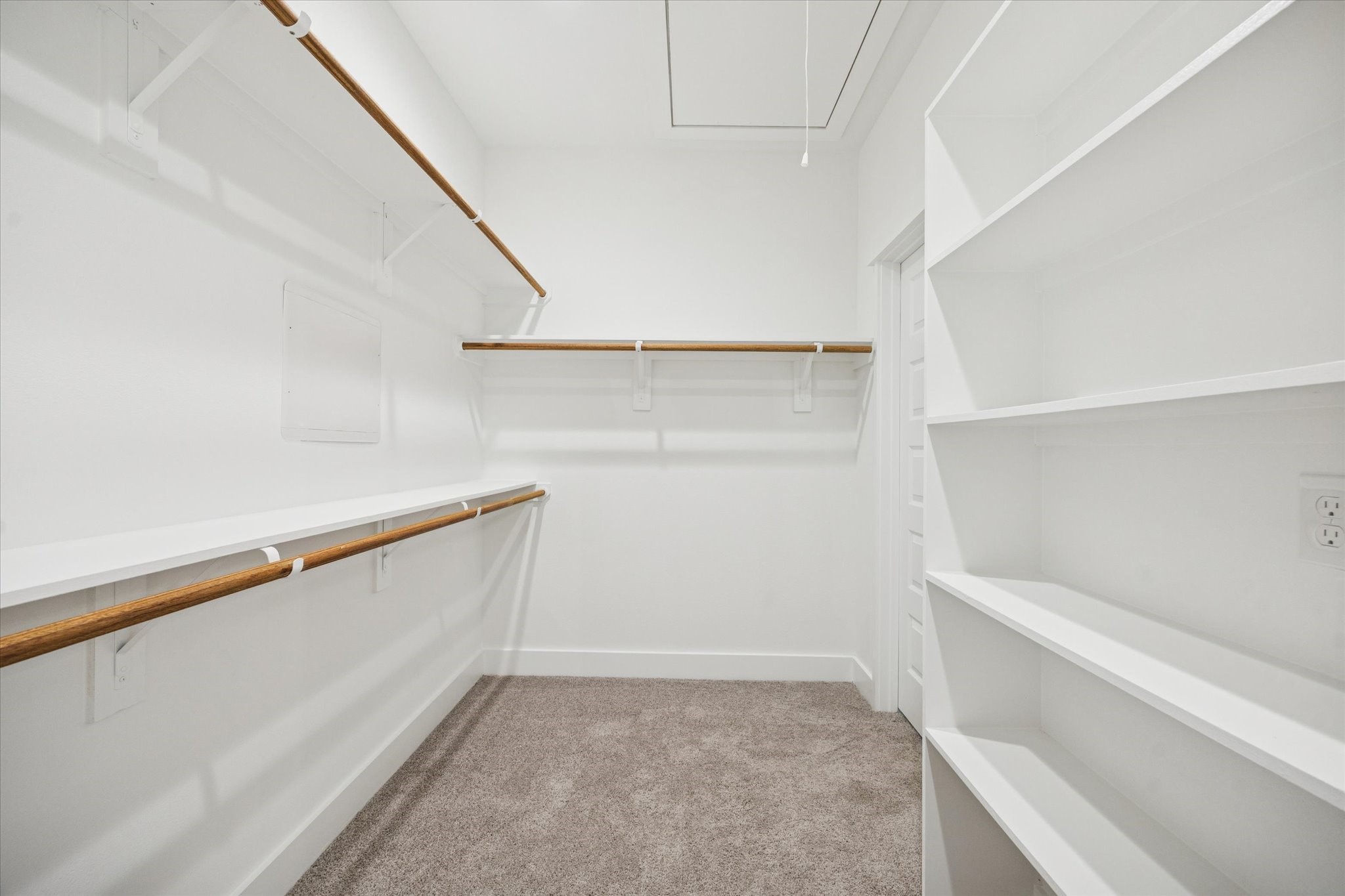 719 Thornton Road, Unit C Houston, TX 77018 - Photo 34 of 45 a view of an empty walk in closet