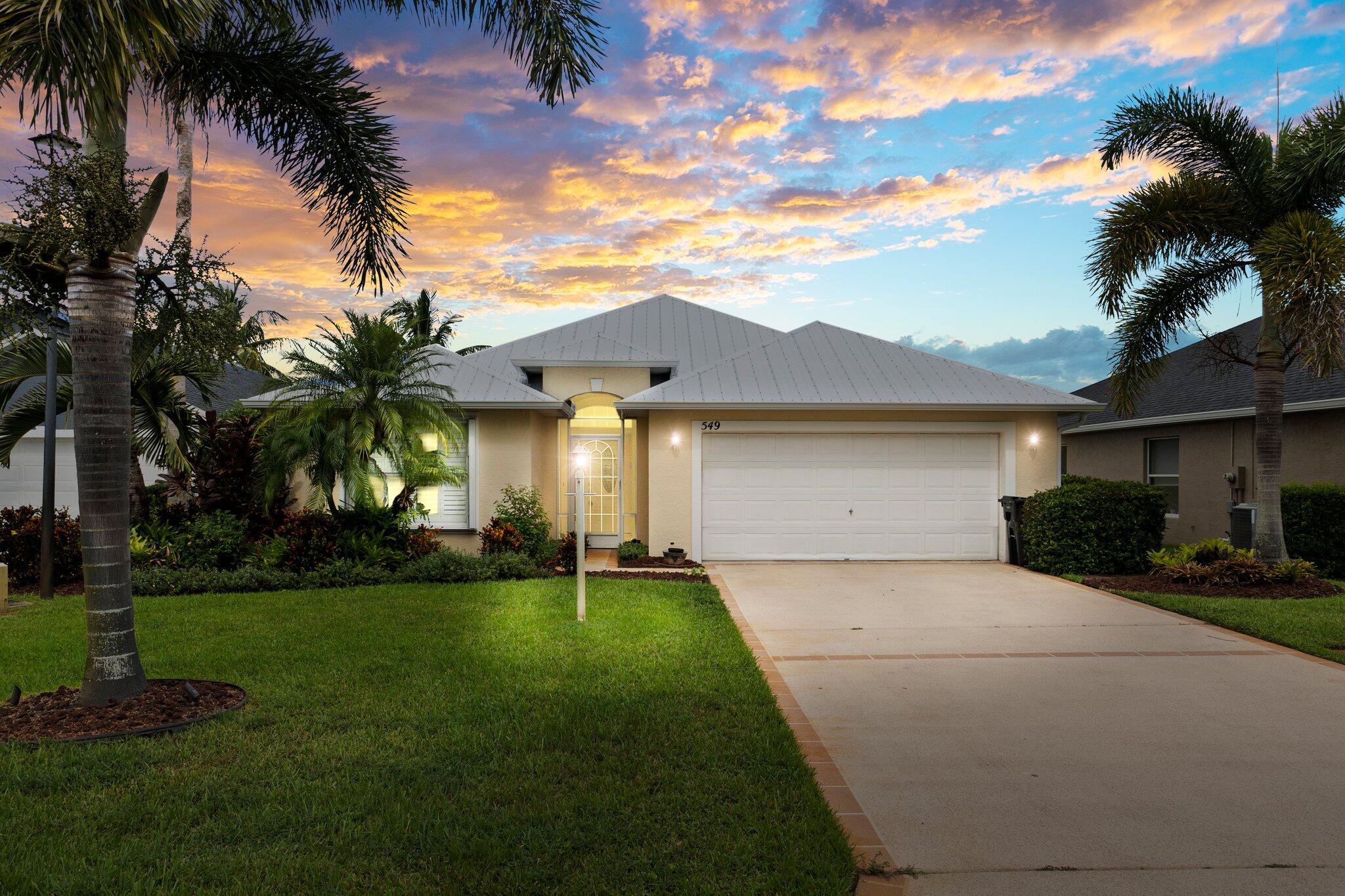 549 Southwest Sundance Trail Port St. Lucie, FL 34953 - Photo 1 of 47 Front Elevation