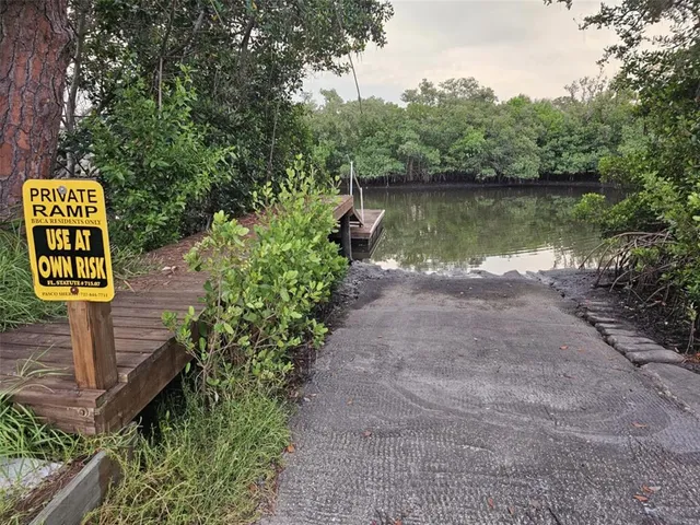 a view of a lake with a mountain