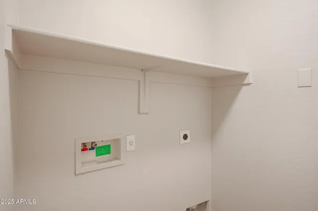 a close view of an empty room