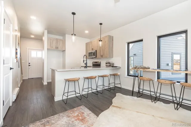 a view of front door