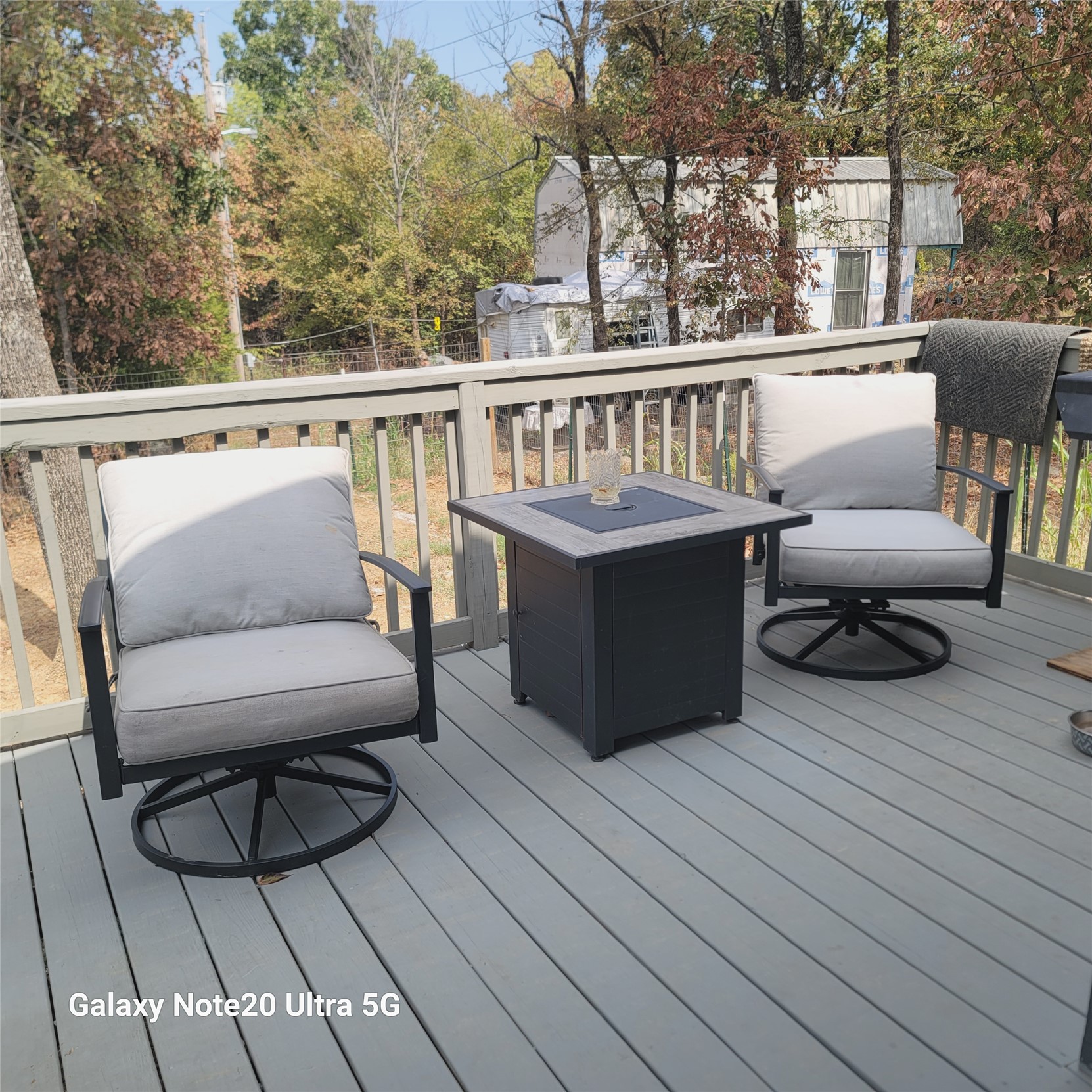115 Locust Road Stigler, OK 74462 - Photo 10 of 29 Decking with a railing system