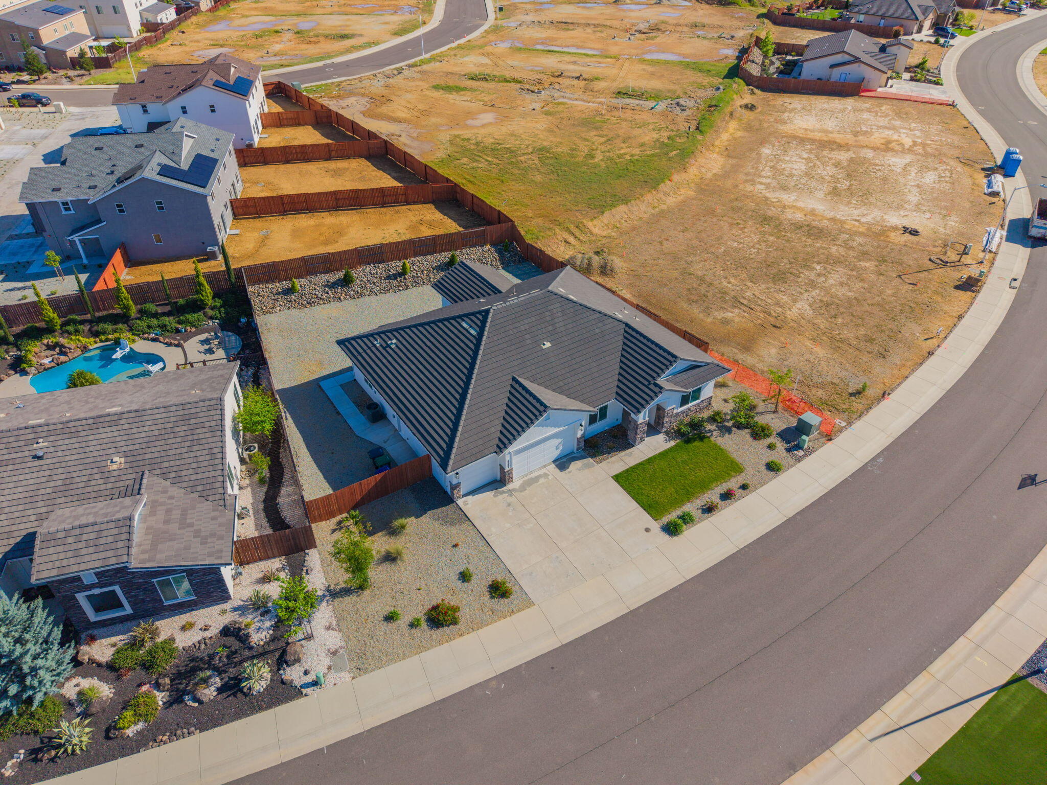 4717 Lower Springs Road Redding, CA 96001 - Photo 38 of 41 Aerial of Front of Home