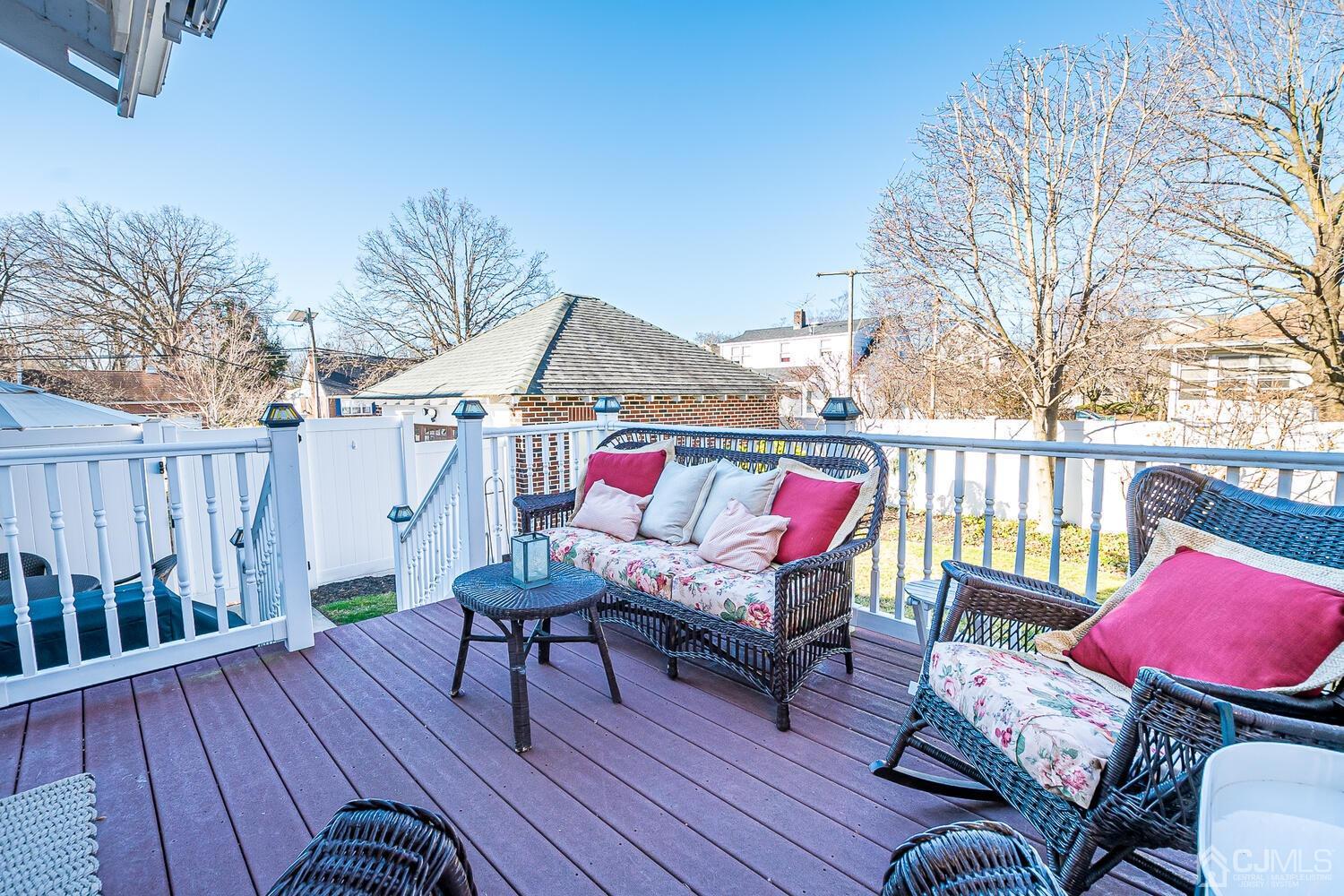 29 Jefferson Avenue Edison, NJ 08837 - Photo 34 of 36 a view of deck with furniture