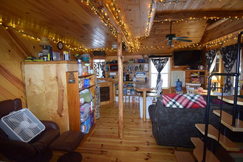 620 Bog Road New Portland, ME 04961 - Photo 7 of 28 Interior of Upper Camp