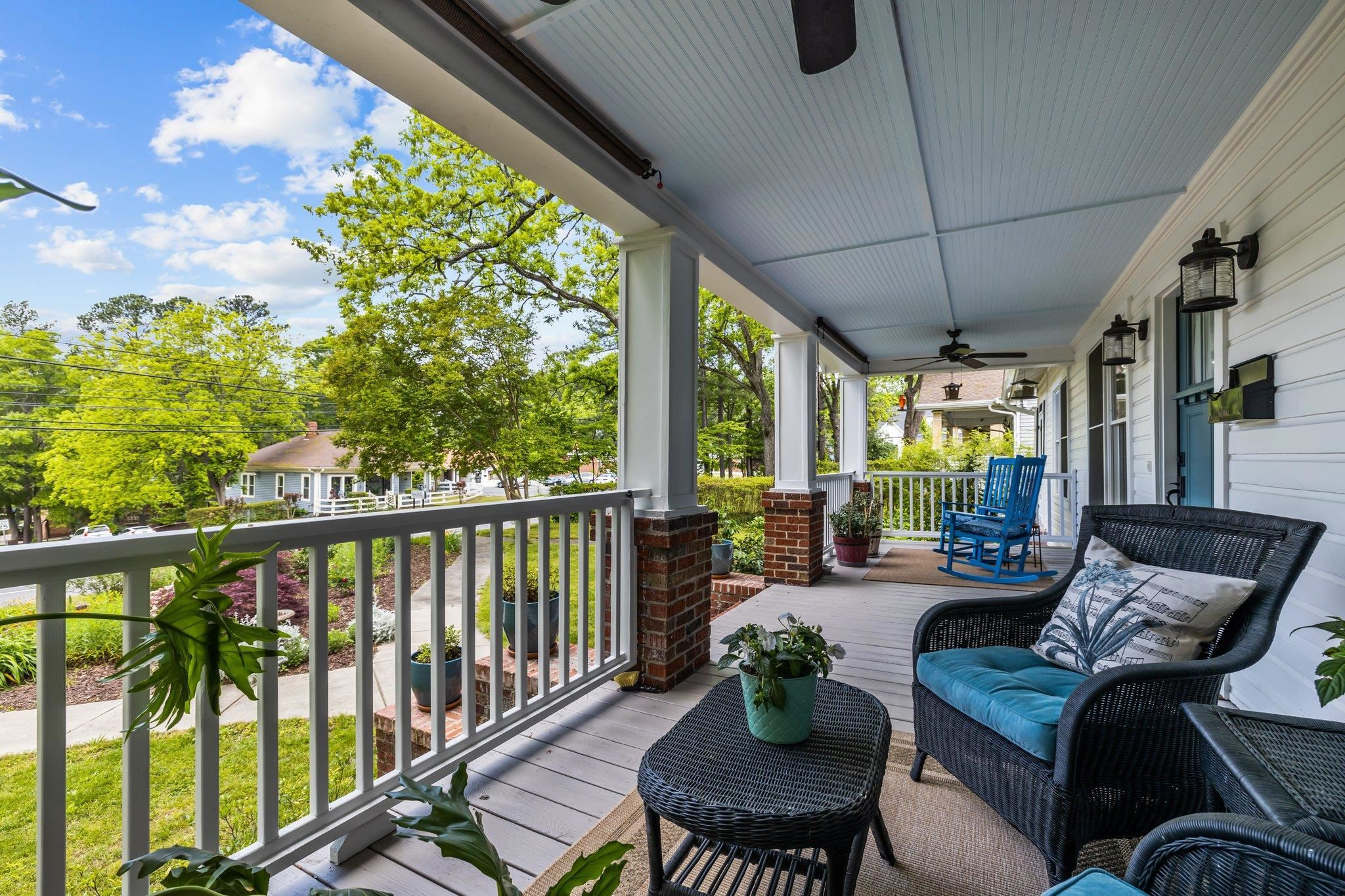 2305 Chapel Hill Road Durham, NC 27707 - Photo 4 of 45 Fabulous huge front porch for watching the world go by
