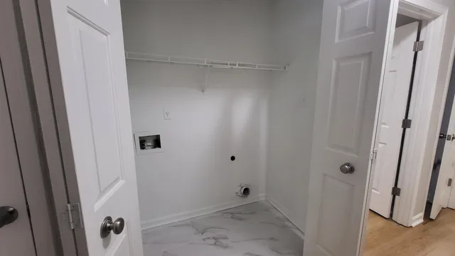 a view of a walk in closet