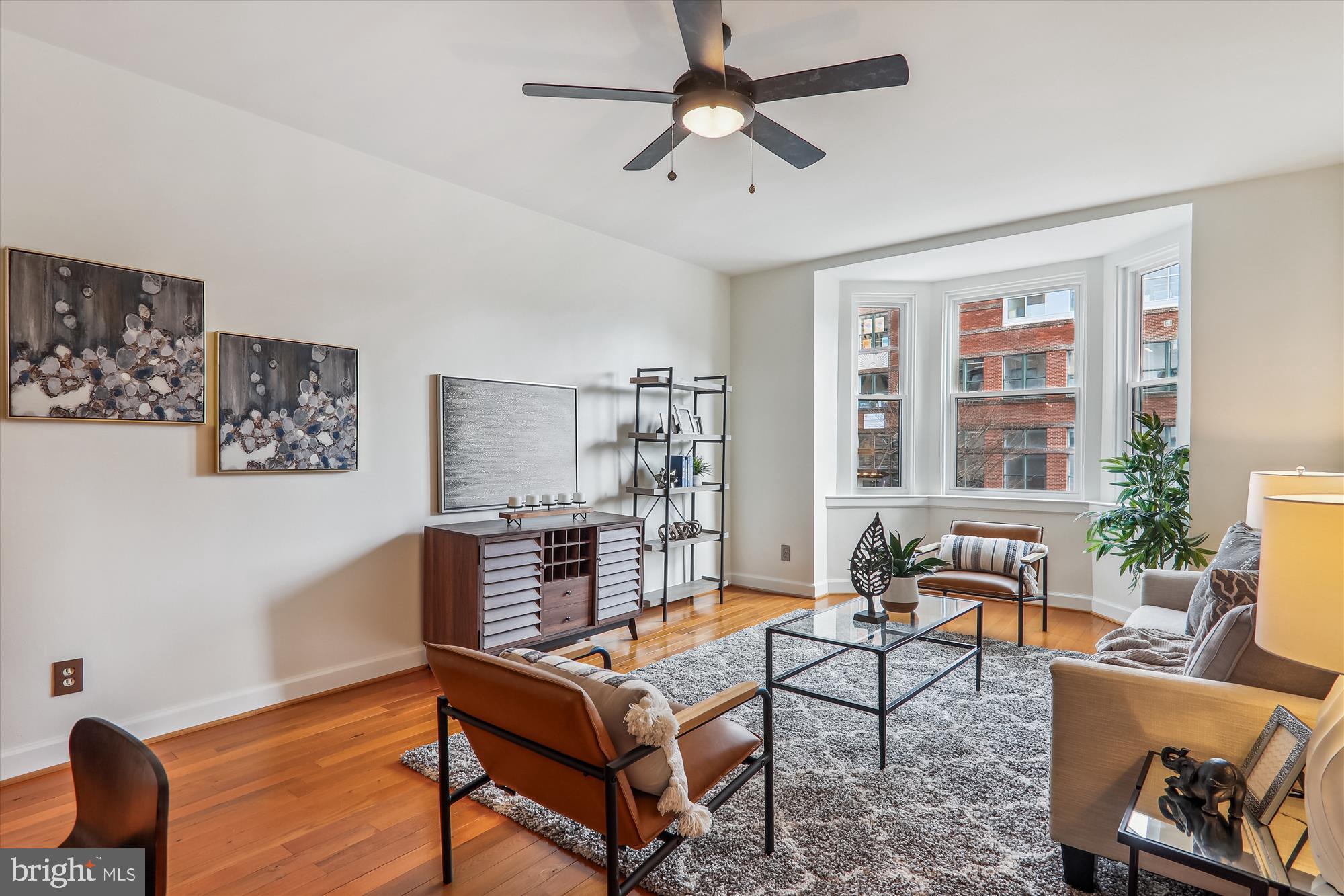 1669 Columbia Road Northwest, Unit 204 Washington, DC 20009 - Photo 20 of 42 a living room with furniture and a window