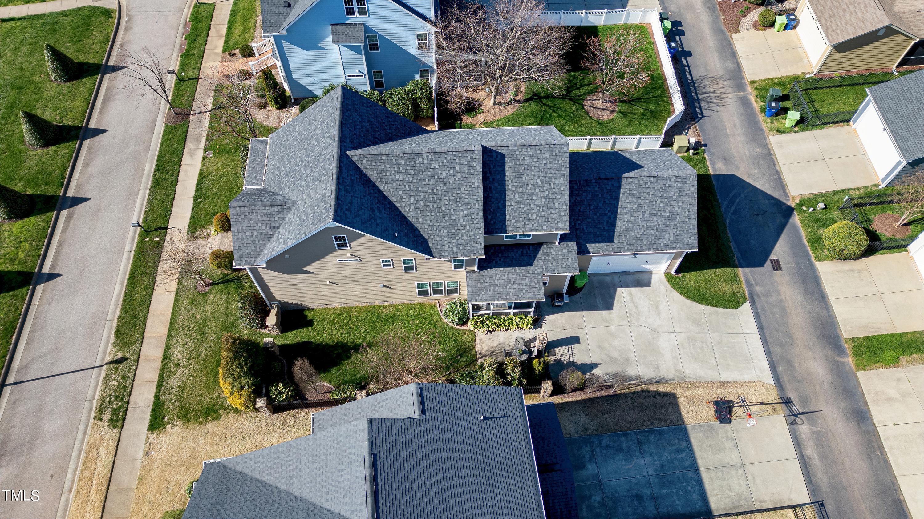 1344 Revolution Circle Raleigh, NC 27603 - Photo 64 of 74 Side yard views from above