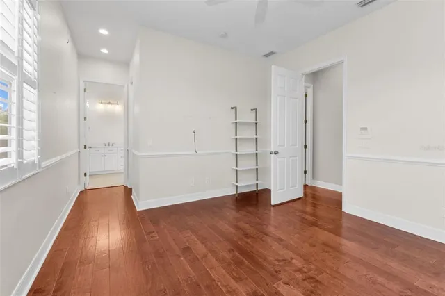a view of swimming pool with an outdoor space and seating area
