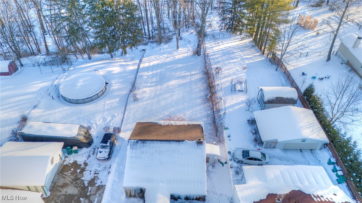 14750 Schreiber Road Maple Heights, OH 44137 - Photo 41 of 44 View of snowy aerial view