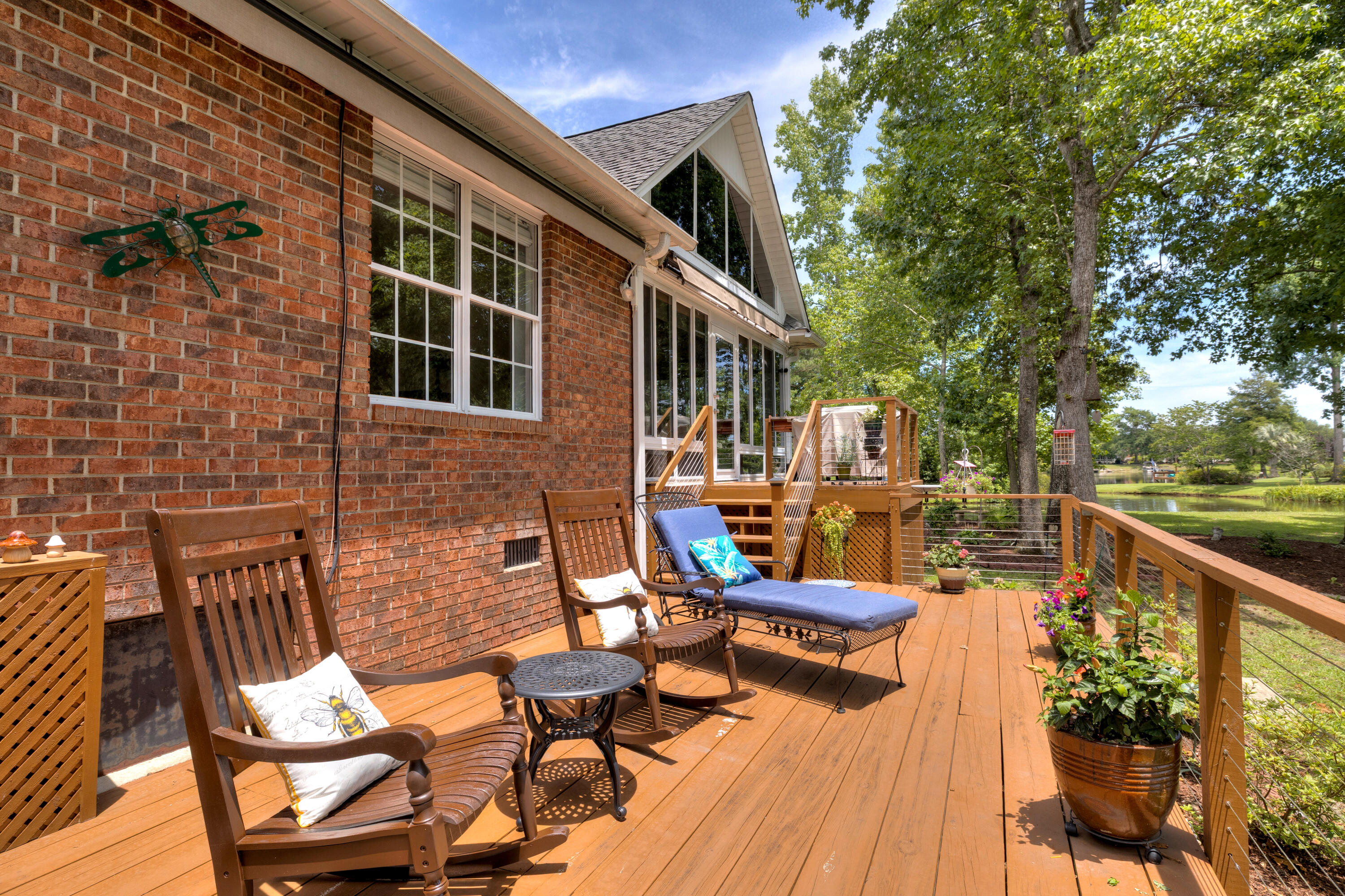 13 Ridge Lake Drive Manning, SC 29102 - Photo 5 of 40 Spacious 2 Level Deck