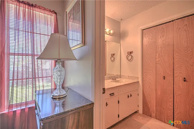 a very nice looking room with a large window