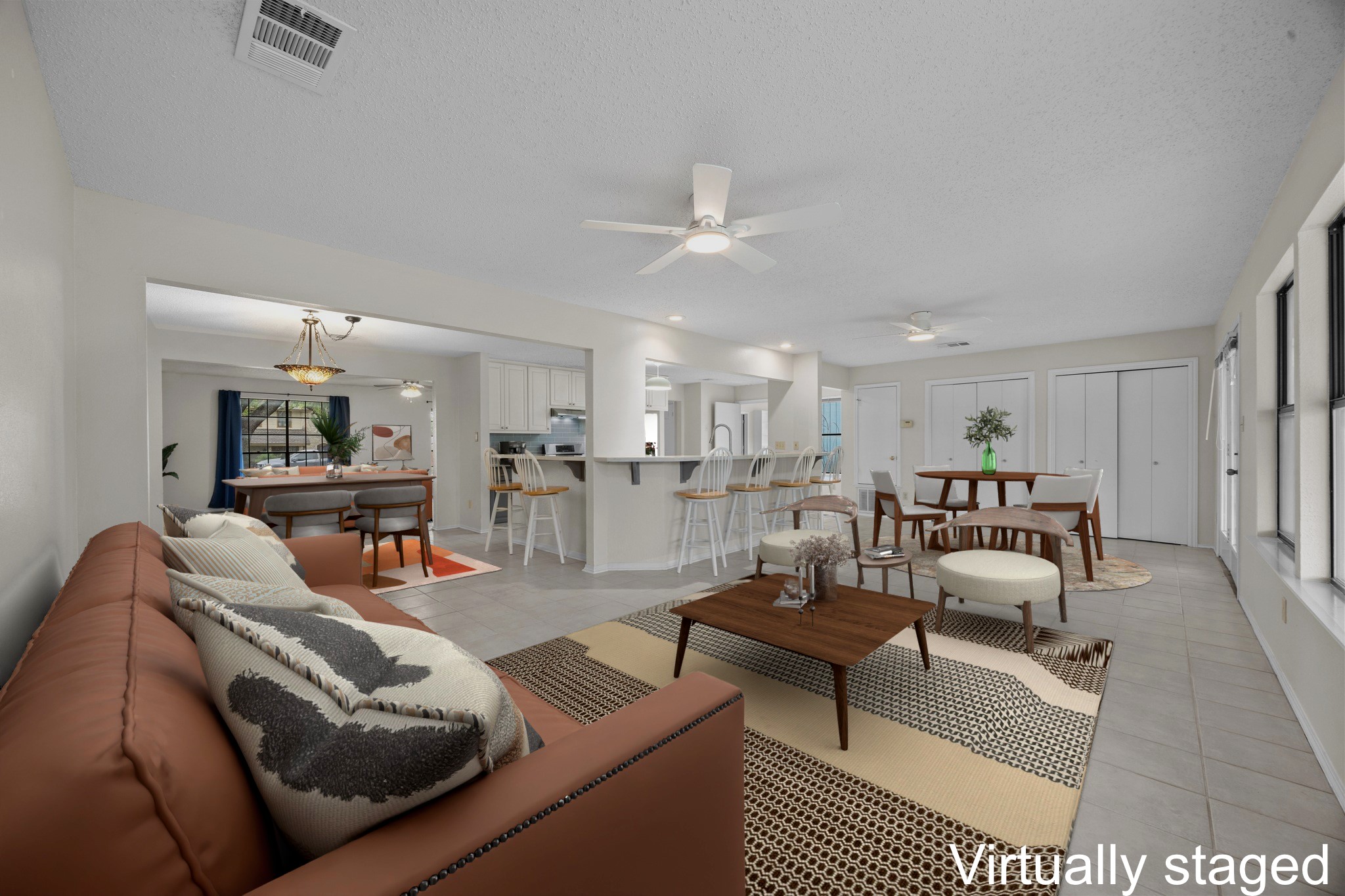 1000 West Noton Street Pflugerville, TX 78660 - Photo 11 of 35 a living room with furniture and kitchen view
