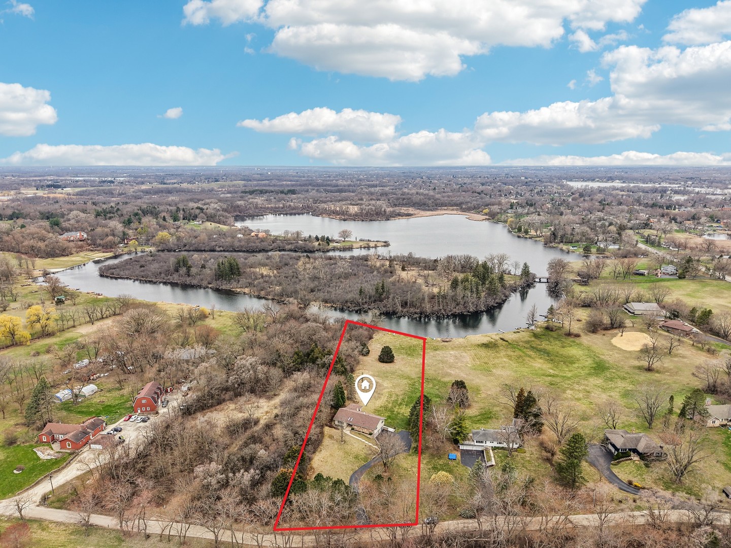 34550 Stanley Road Ingleside, IL 60041 - Photo 41 of 45 an aerial view of residential building and lake view