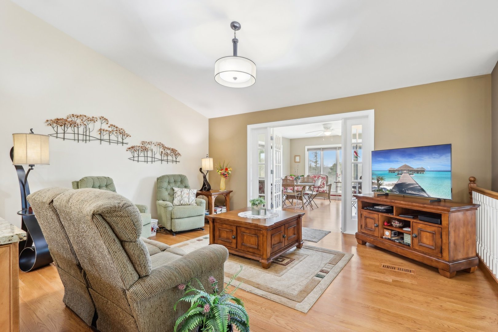 34550 Stanley Road Ingleside, IL 60041 - Photo 5 of 45 a living room with furniture and a flat screen tv