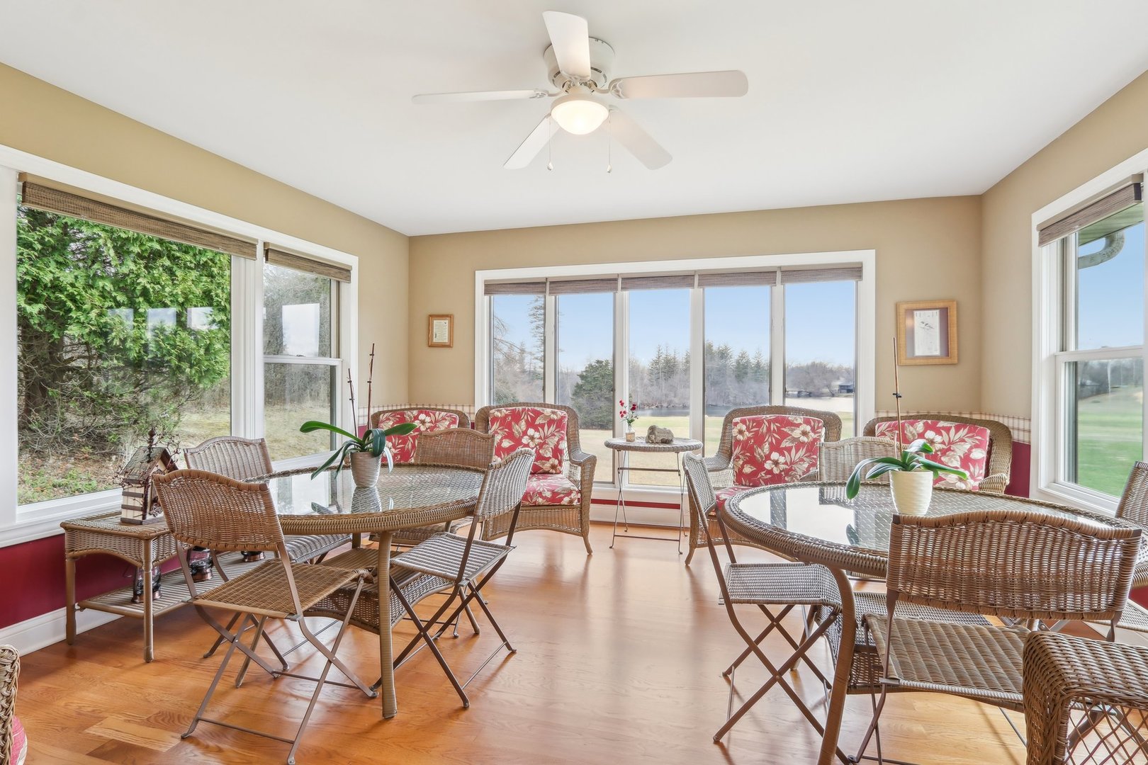 34550 Stanley Road Ingleside, IL 60041 - Photo 6 of 45 a view of a dining room with furniture window and outside view