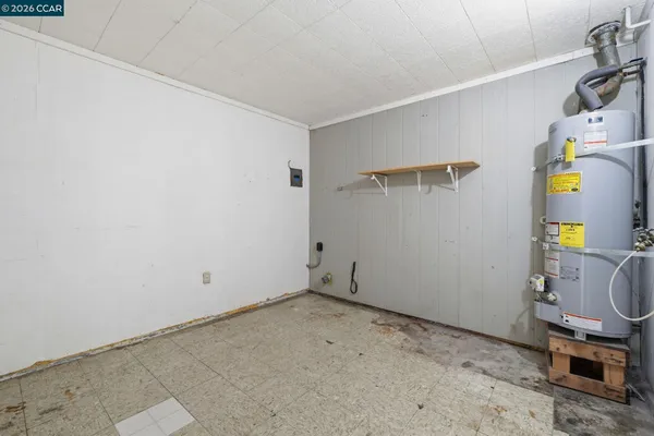 a view of storage and utility room