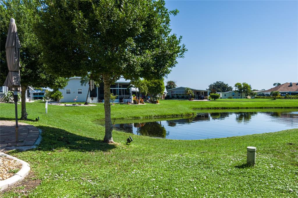 8012 Nancy Lane Ellenton, FL 34222 - Photo 23 of 28 a view of a park with plants and a lake view