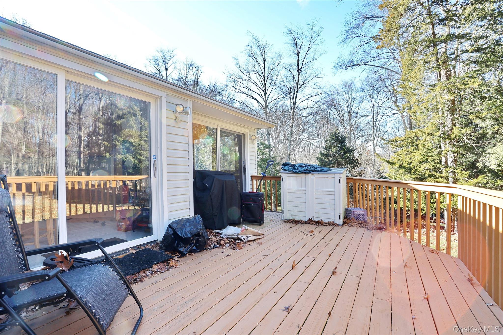 160 Pascack Road Chestnut Ridge, NY 10965 - Photo 24 of 25 a view of balcony with wooden floor and outdoor seating