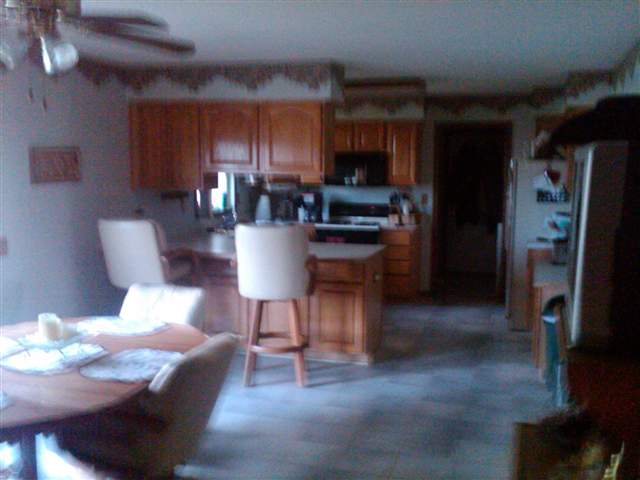 This is view 1 of the kitchen.