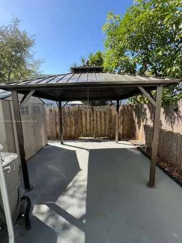 a view of outdoor space with swimming pool