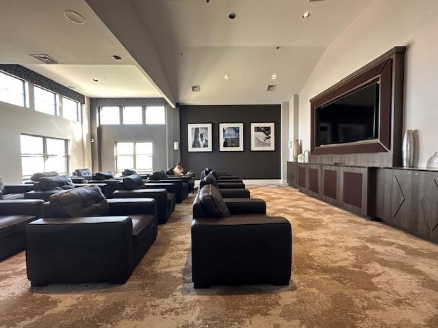 26 Ave At Port Imperial, Unit 210 West New York, NJ 07093 - Photo 8 of 10 a living room with furniture and a flat screen tv