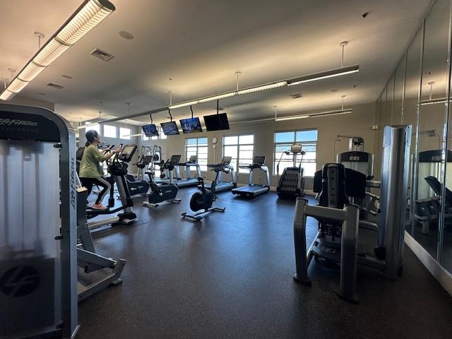 26 Ave At Port Imperial, Unit 210 West New York, NJ 07093 - Photo 10 of 10 a view of a room with gym equipment