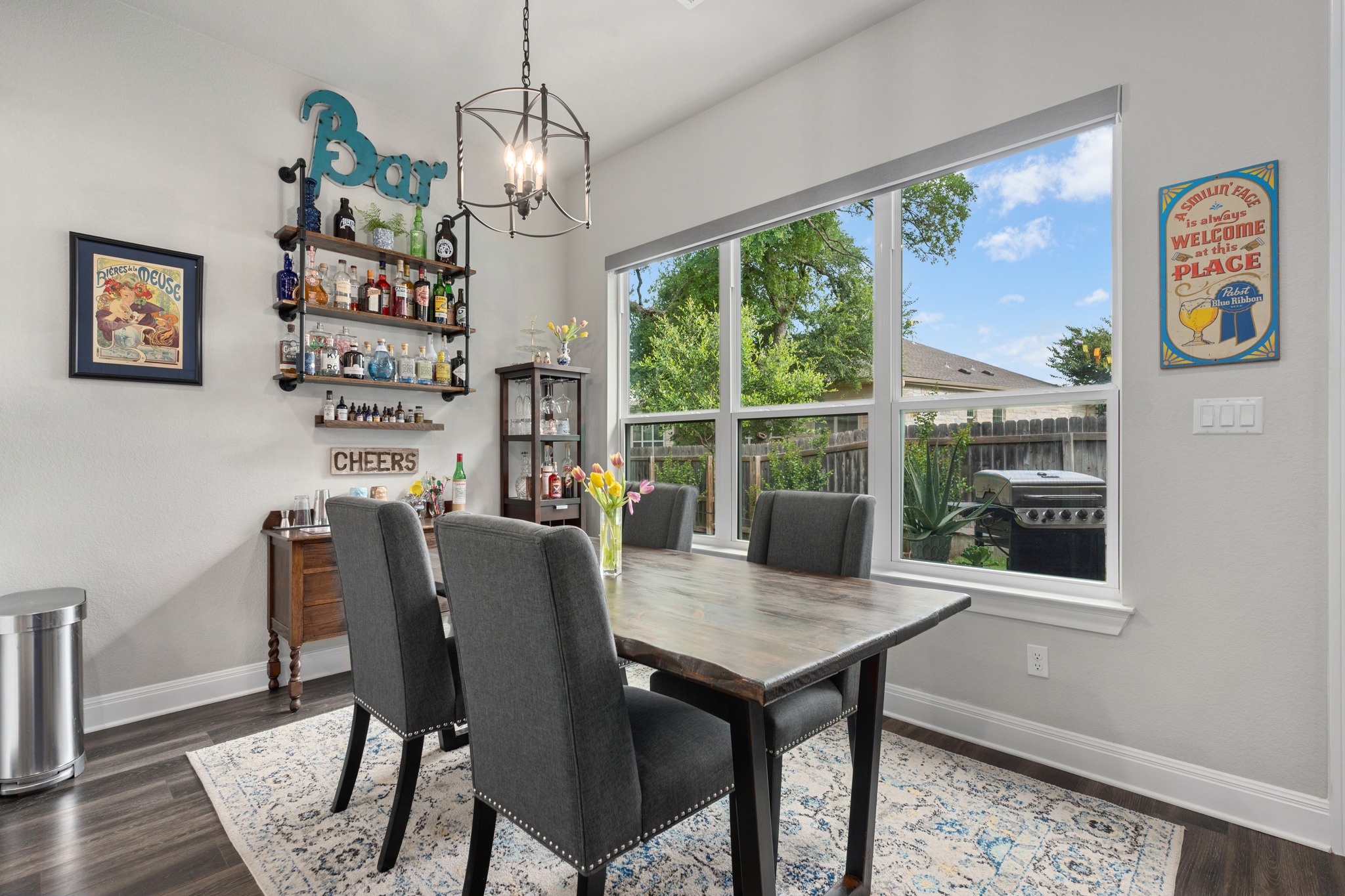 3925 Tavarez Street Round Rock, TX 78628 - Photo 11 of 27 Dining area looks out to the backyard