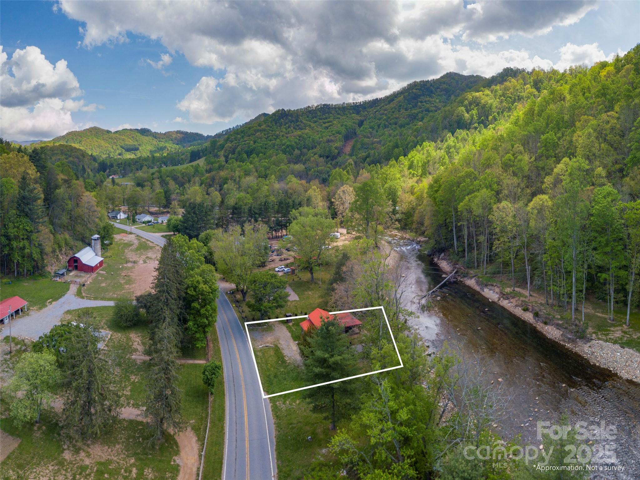 9386 Cruso Road Canton, NC 28716 - Photo 36 of 40 a view of a city from a balcony