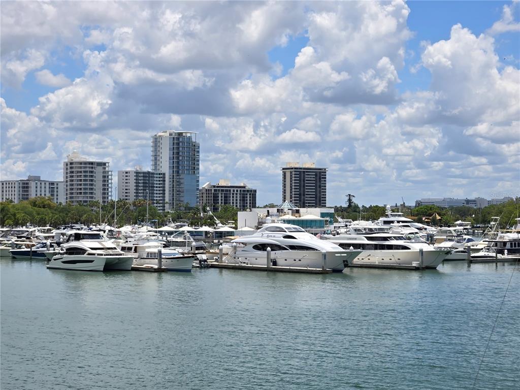 650 Golden Gate Point, Unit 301 Sarasota, FL 34236 - Photo 9 of 31 a view of boat floating on water