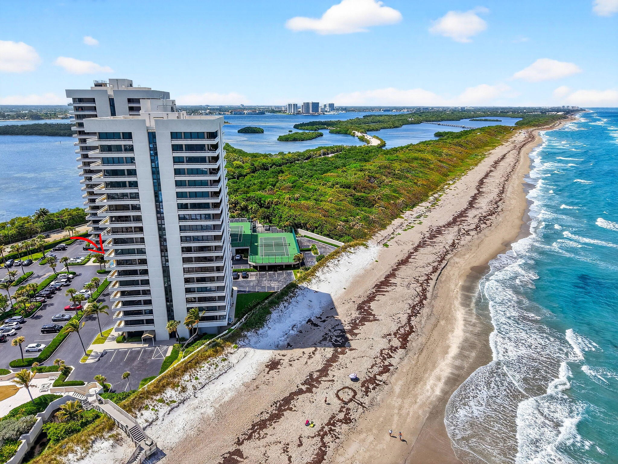 5540 North Ocean Drive, Unit 9B Singer Island, FL 33404 - Photo 45 of 57 a view of a city with tall buildings